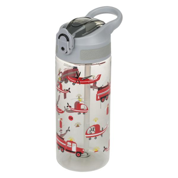 Baagl Borraccia Per Bambini Con Cannuccia Per Ragazzi, A Prova Di Perdite, Per La Scuola E Lo Sport, Per Il Calcio, In Tritan, Per La Scuola, 500 Ml-image