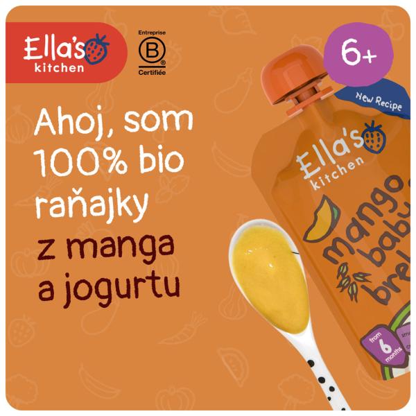 Ella's Kitchen BIO Snídaně mango a jogurt (100 g) (obrázek 3)