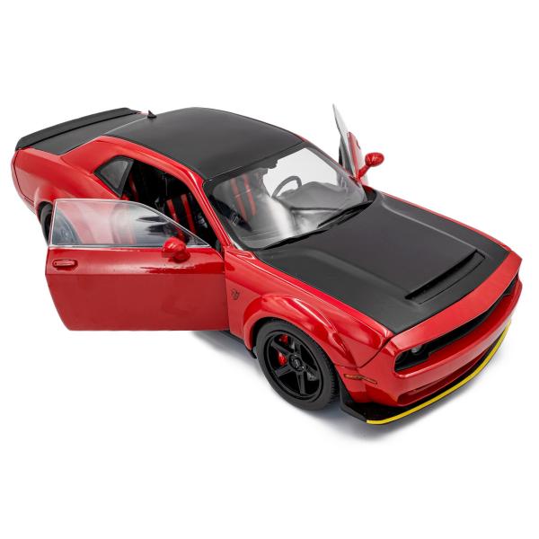 1:18 DODGE CHALLENGER DEMON TOR RED 2023 - SOLIDO