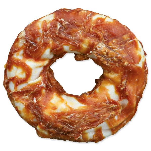 Pochúťka Trixie DentaFun byvolia koža obalená kuracím mäsom 110g