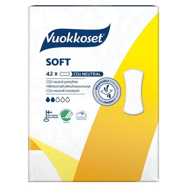 VUOKKOSET Slipové vložky Soft (42 ks)