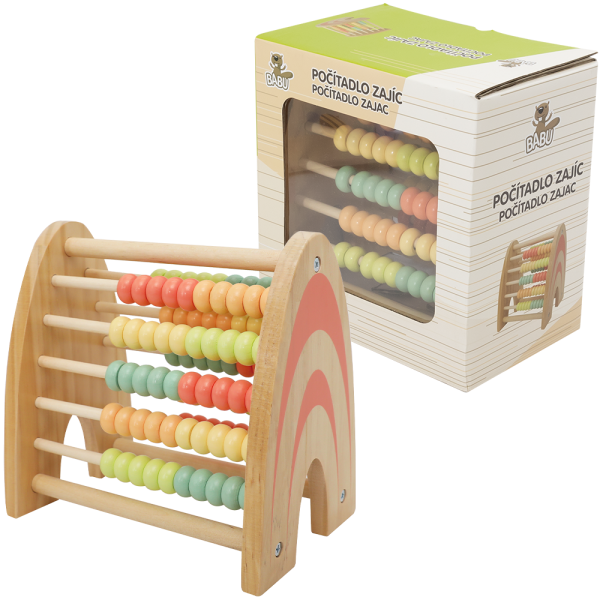 BABU – Dřevěné Edukativní počítadlo