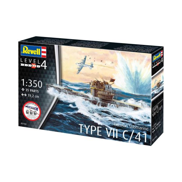 Starter Kit ponorka 75154 - Německá ponorka Typ (1:350) (obrázek 10)