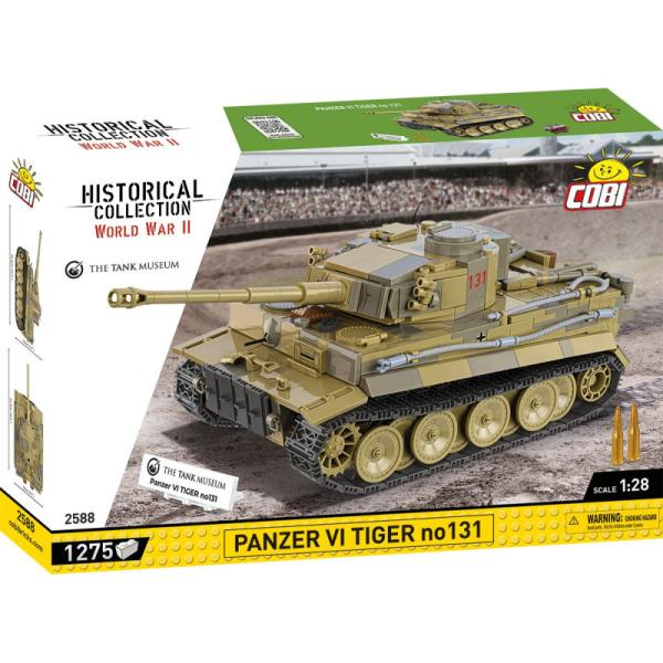 Cobi II WW Panzer VI Tiger č. 131, 1:28, 1275 k