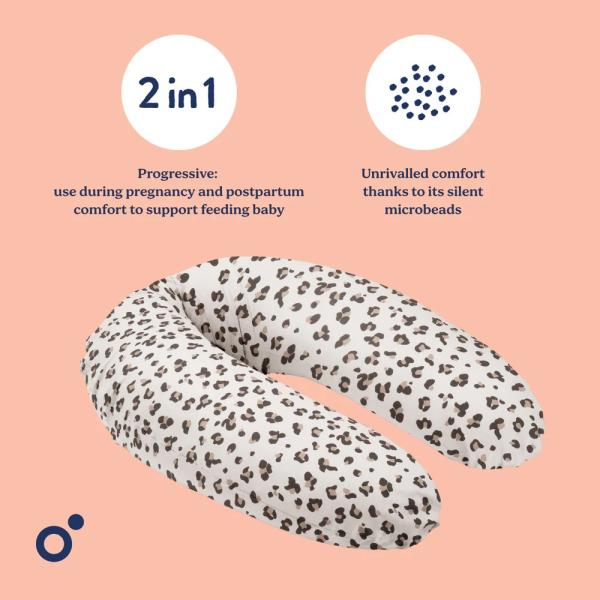 Buddy multifunkční kojicí polštář, LEOPARD CREAM (obrázek 3)