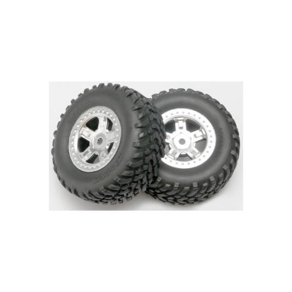 Traxxas koleso 1.4/1.8", disk SCT saténový, pneu SCT (2)