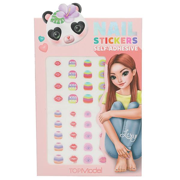 Top Model Sada nálepek na nehty, Lexy - oranžová