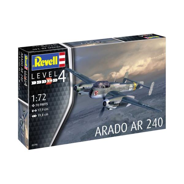 Plastic ModelKit letadlo 03798 - Arado AR-240 (1:72)