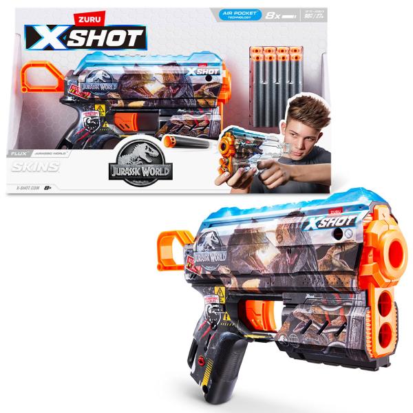 X-SHOT Jurský svět – Skins Series 1 (8 nábojů)