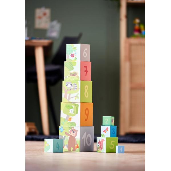 Haba Skládací pyramida Lesní zvířata (obrázek 6)