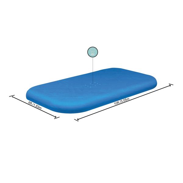 Bestway 58108 Obdélníkový kryt bazénu 305 x 183 cm (obrázek 6)