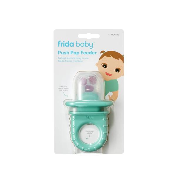 Frida baby Dudlík silikonový na krmení Push Pop Papuu 4m+