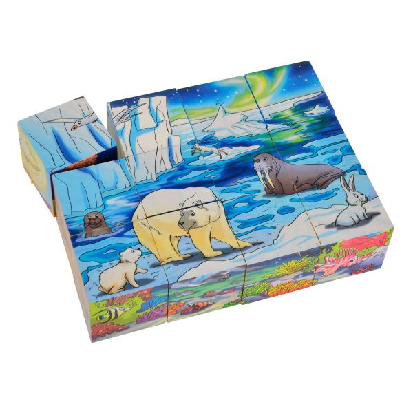 Dřevěné obrázkové kostky (obrázek 10)