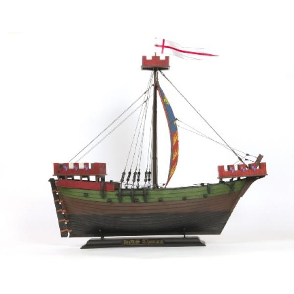 Model Kit loď 9038 - Anglická středověká loď Thomas (1:72) (obrázek 3)