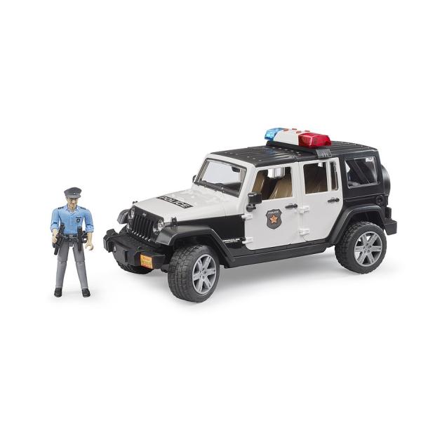 Bruder 02526 Jeep Wrangler Polícia s figúrkou