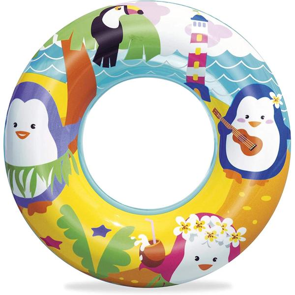 Bestway 36113 Nafukovací kruh - mořská zvířátka 51 cm (obrázek 3)
