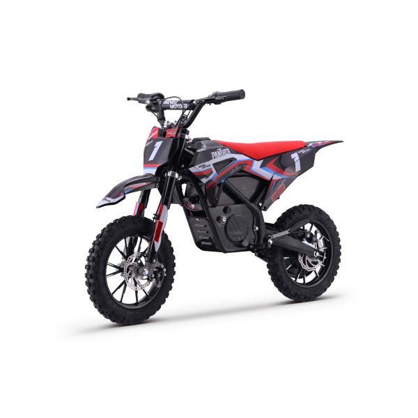Elektrický Motocross pro děti Beneo Motors Panther červený - 550W