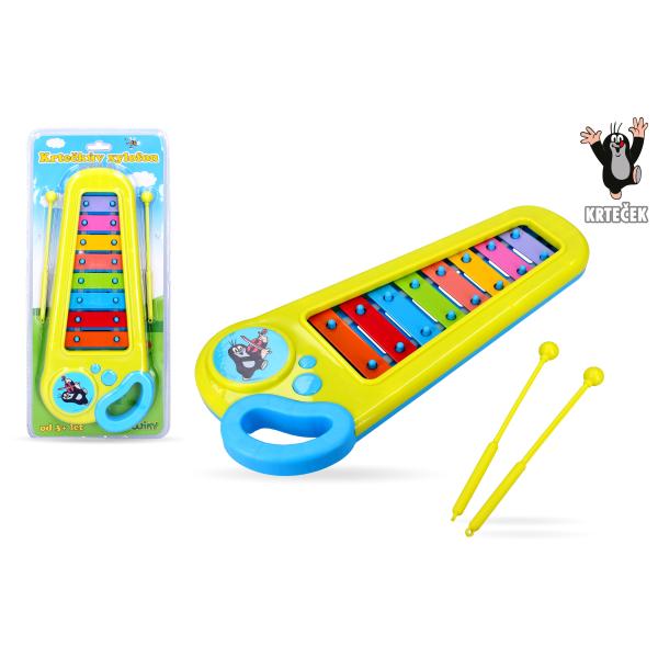 Xylofon krtek 33,5 x 14 cm