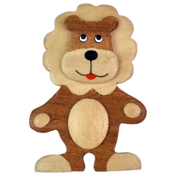 2Kids Toys Drevená magnetka veľká Lev stojací