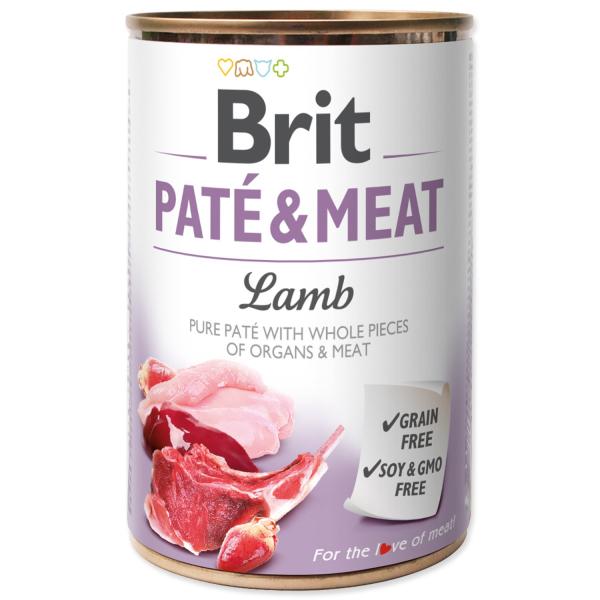 Konzerva Brit Paté & Meat jehně 400g