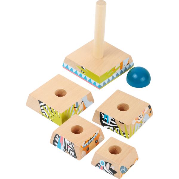 Small Foot Dřevěná nasazovací věž Jungle (obrázek 3)