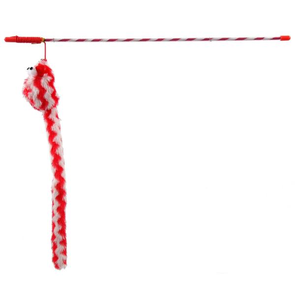 Hračka Magic Cat palička myška bavlna s catnipem 23cm+45cm 24ks (obrázek 3)