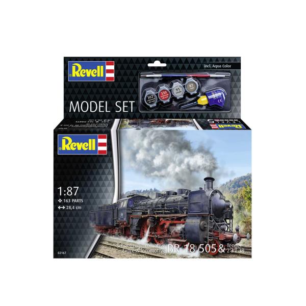 ModelSet lokomotiva 62167 - Express Loco BR 18 505 with Tender (1:87) (obrázek 11)