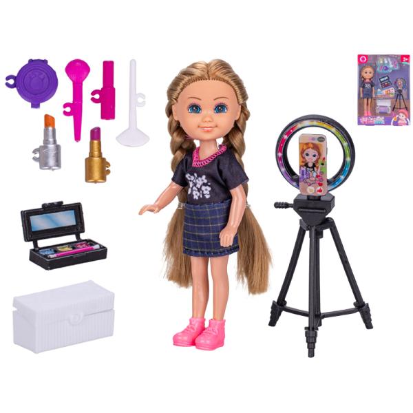 Bábika 14cm s doplnkami v krabičke