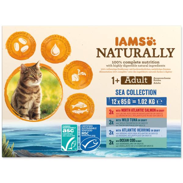 Kaps.IAMS Naturally mořské masoOmáčce multip.12x85g (obrázek 3)