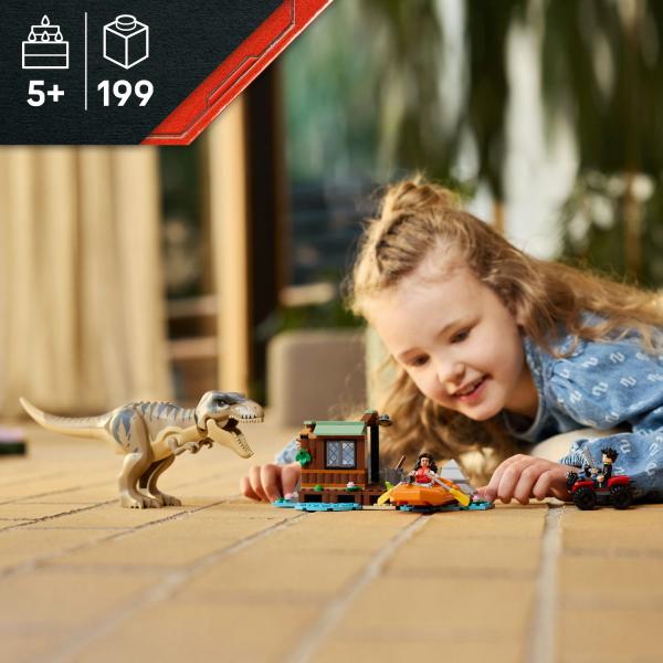 LEGO® Jurassic World™ 76975 T-rex a útek po rieke (obrázok 3)