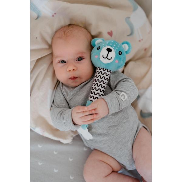 Medvídek babyted pískátko/kousátko medvěd plyš 25cm (obrázek 7)