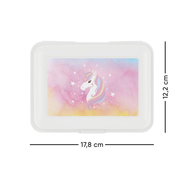 BAAGL Box na desiatu Rainbow Unicorn