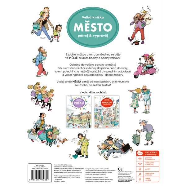 Velká knížka Město – Pátrej & vyprávěj