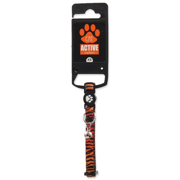 Obojek Active Cat nylon XS tygr 1x19-31cm (obrázek 4)