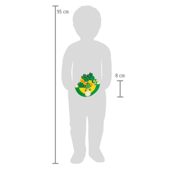 Small Foot Dřevěná motorická hra balancující žába (obrázek 3)