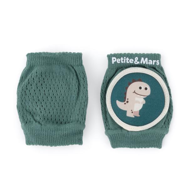 PETITE&MARS Ochranné návleky na kolena elastické na lezení Follow Misty Green (obrázek 3)