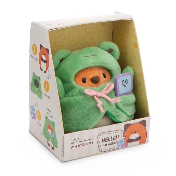 NICI plyš MyMochi Liška Geeks 8cm v kostýmu žabky a videohrou, set dárkové balení (obrázek 8)