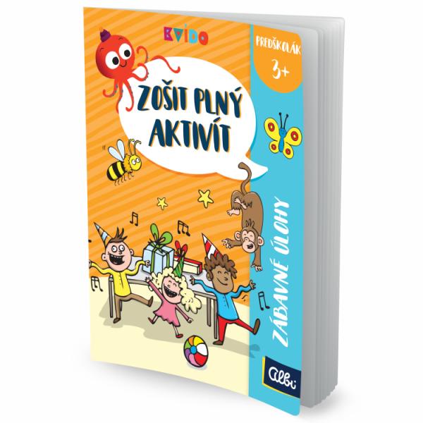 Albi Kvído Zošit plný aktivít 3+