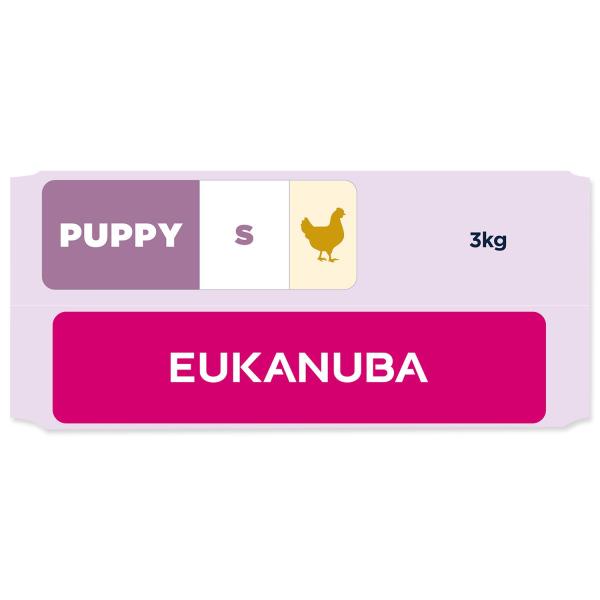 Krmivo EUKANUBA Puppy Small bohaté na čerstvé kuře 3 kg