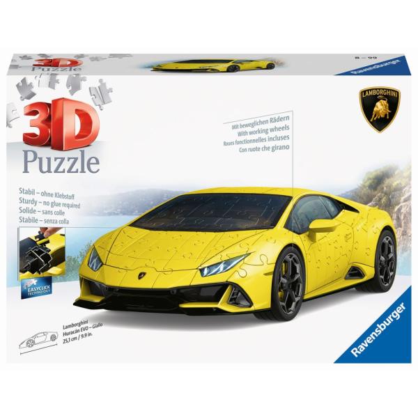 Lamborghini Huracán Evo žlté 108 dielikov
