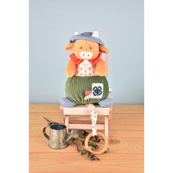 Doudou Dárková sada Plyšová kravička Aneth hrající melodii 20 cm (obrázek 5)