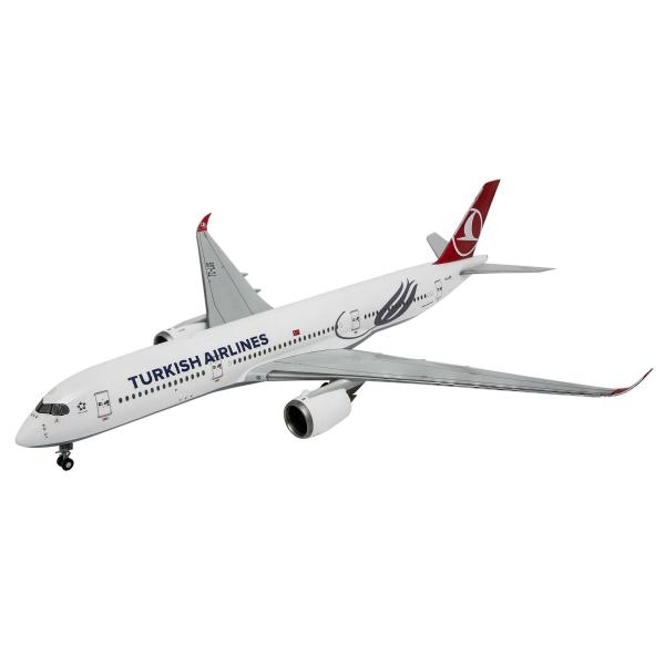 Plastic ModelKit letadlo 03773 - Airbus A350-900 "Turkish Airlines" (1:144) (obrázek 3)