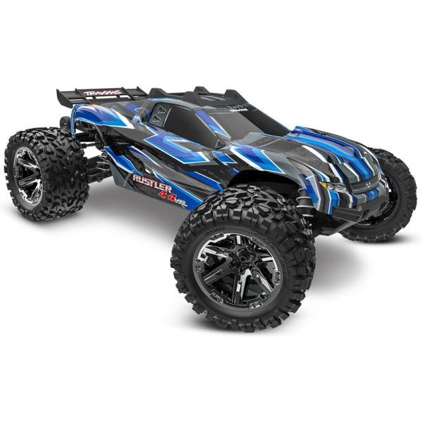 Traxxas Rustler 1:10 VXL HD 4WD RTR modrý (obrázek 8)