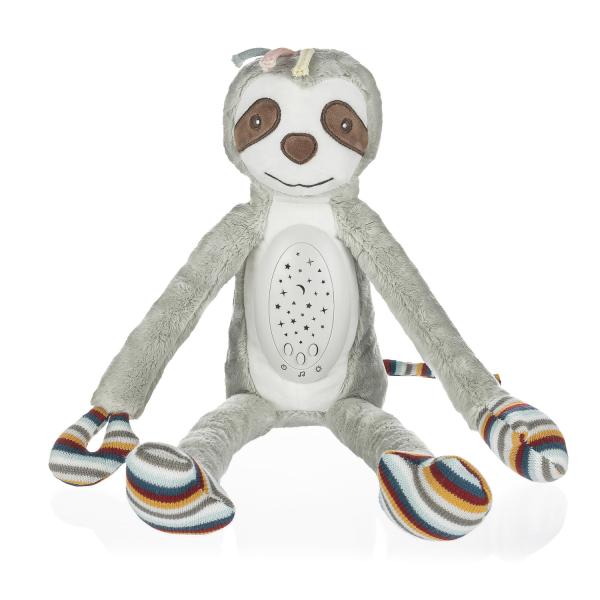 Plyšový dětský spáč s projektorem a melodiemi, Raccoon