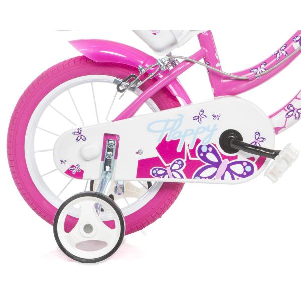 Dino Bikes - Dětské kolo Flappy 14" 514-02 - růžovo bílý (obrázek 5)