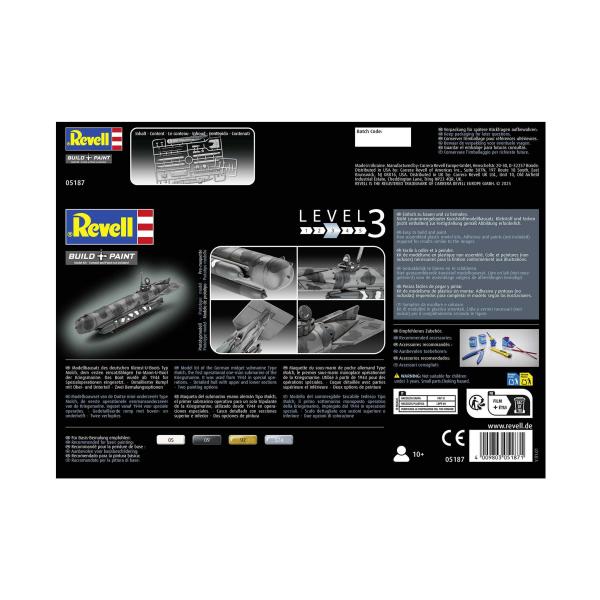 Plastic ModelKit ponorka 05187 - Německá miniponorka Typ Molch (1:72) (obrázek 6)