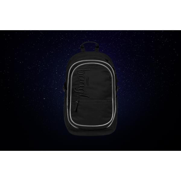 BAAGL SADA 3 Core Uni černá: batoh, penál, sáček