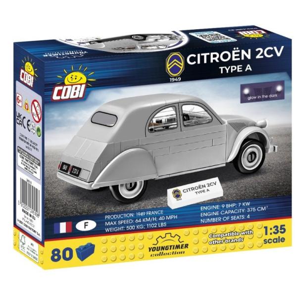 Cobi 24510 Citroen 2CV typ A z roku 1949
