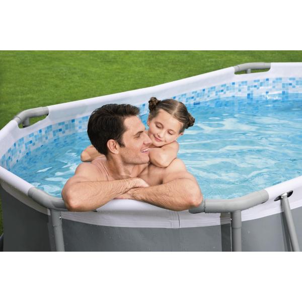 Bestway 5614A Nadzemní bazén Power Steel oválný 305x200x84 cm (obrázek 3)