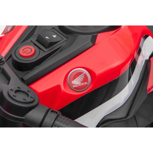 Elektrická Motorka HONDA CBR 1000RR, Licencované, 12V baterie, Plastová kola, červená (obrázek 10)
